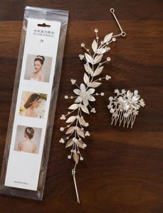 Elegant Bridal Hair Vine & Comb Set