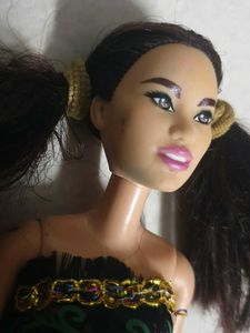 Asian Fashion Doll with Blue Gown