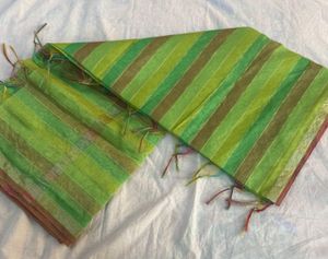 Striped Green Duppata