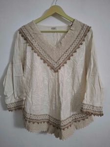 Boho Embroidered Kurta
