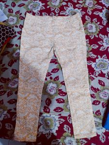 Brand new textured fabric pants