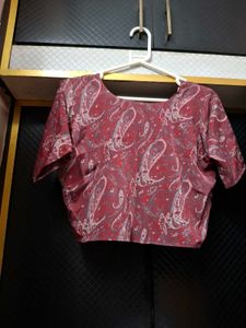 Designer Paisley Top and Skirt Set