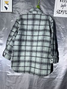 H&amp;M Oversized Plaid Shacket