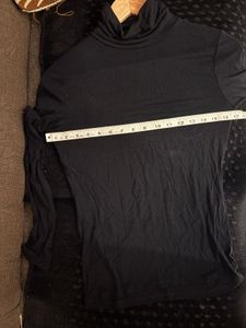 Classic Black Turtleneck Top