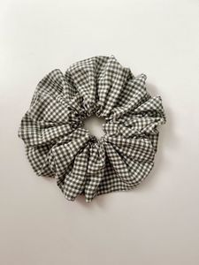 Forest Gingham Scrunchie