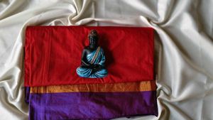 Vibrant Silk Saree with Blouse