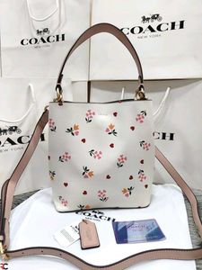 COACH* *MOLLIE BUCKET CANVAS BAG* WIDOUT BOX