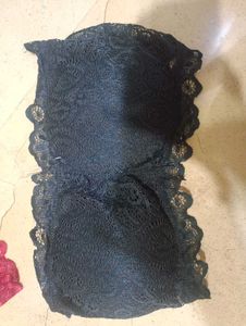 Lace Bandeau Bra Set