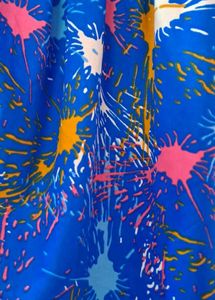 Boho Blue Printed Dhoti Pants