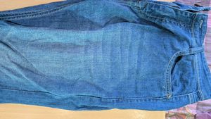 Red Kob Blue Denim Straight Fit Jeans