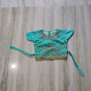 Beautiful cyan Lehenga Choli