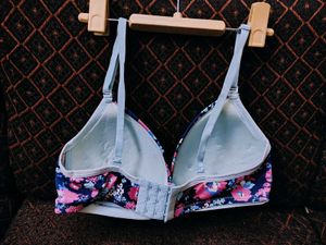 Floral Print Padded Bra