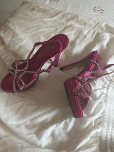 Sparkling Pink Stiletto Heels