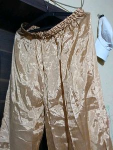 Teal Kurta and Gold Pants Set