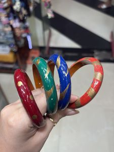 Vibrant wooden Bangles any1