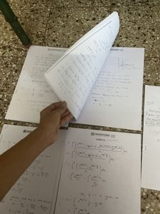 Physics &amp; Math  adrs handwritten by Narayana