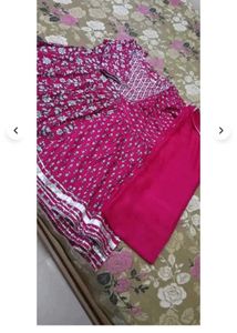 beautiful pink sharara suit set