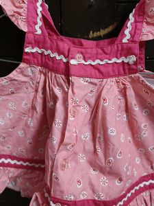 Cute Pink Whale Dress for Baby Girl