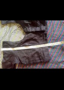 Elegant Black Silk Blouse