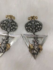 Silver Look Alike Earing