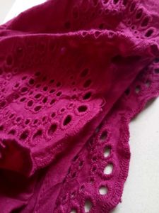 red ruffled top 🍒