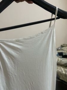 Simple White Slip Dress