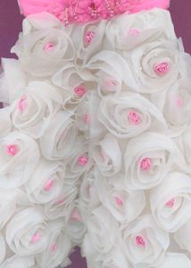Floral &amp; Rose Petal Party Dress