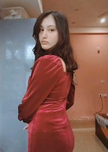 Elegant Velvet Long Sleeve Dress