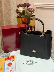 Coach Black Leather Handbag
