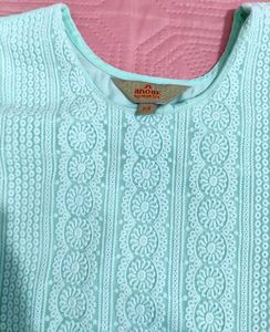 Elegant Mint Green Chikankari Kurta Set🌸🆕