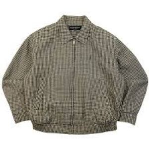 Men's Vintage Houndstooth Bomber Jacket