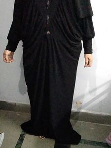 Elegant Black Abaya with Hijab