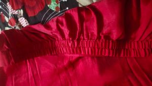 Beautiful redish pink sharara set