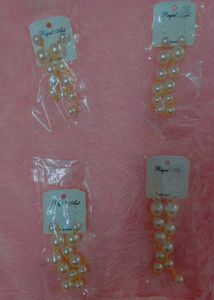 Elegant Pearl Drop Earrings (4-set combo)