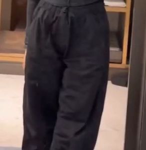 Black Parachute Pant