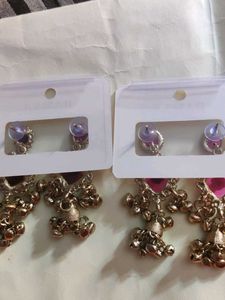 Traditional Indian Jhumka Earrings pack of 2