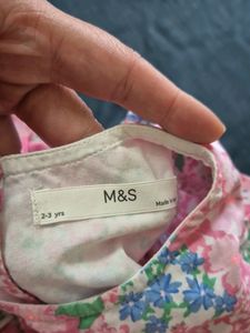 Pink Floral Girls DRESS (2-4 Years )