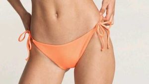 Tropical Print Bikini Set