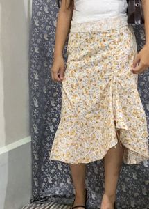 Flowy Floral Maxi Skirt