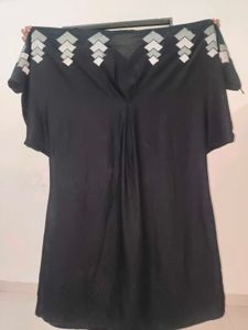 Elegant Black Kaftan Gown