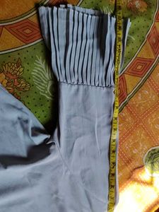 Elegant Pleated Sleeve shirt