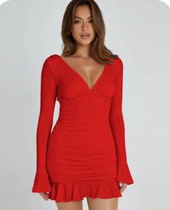 Bell Sleeve Mini Dress
