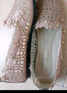 Lace Detail Flats