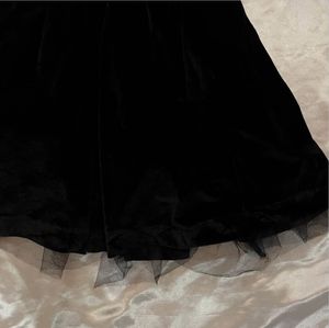 Ballerina Satin &amp; Velvet Dress