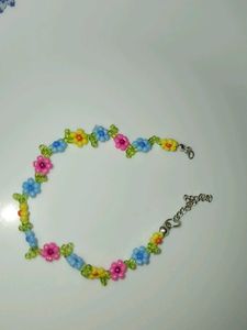 Handmade Beaded Flower Bracelet🌸💐