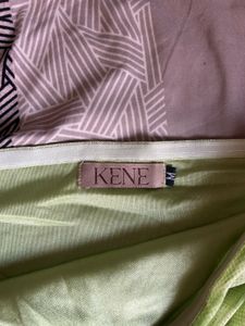 Strapless Ruched Lime Green Dress
