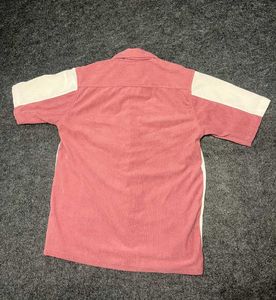 Retro Striped Short Sleeve Shirt