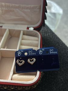 Heart Shape Stud Earrings