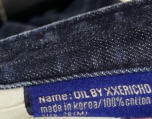 Oil by XXERICHO slim bootcut jeans