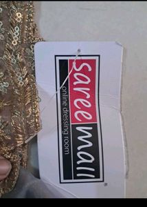 Embroidered Grey Saree with Sequins